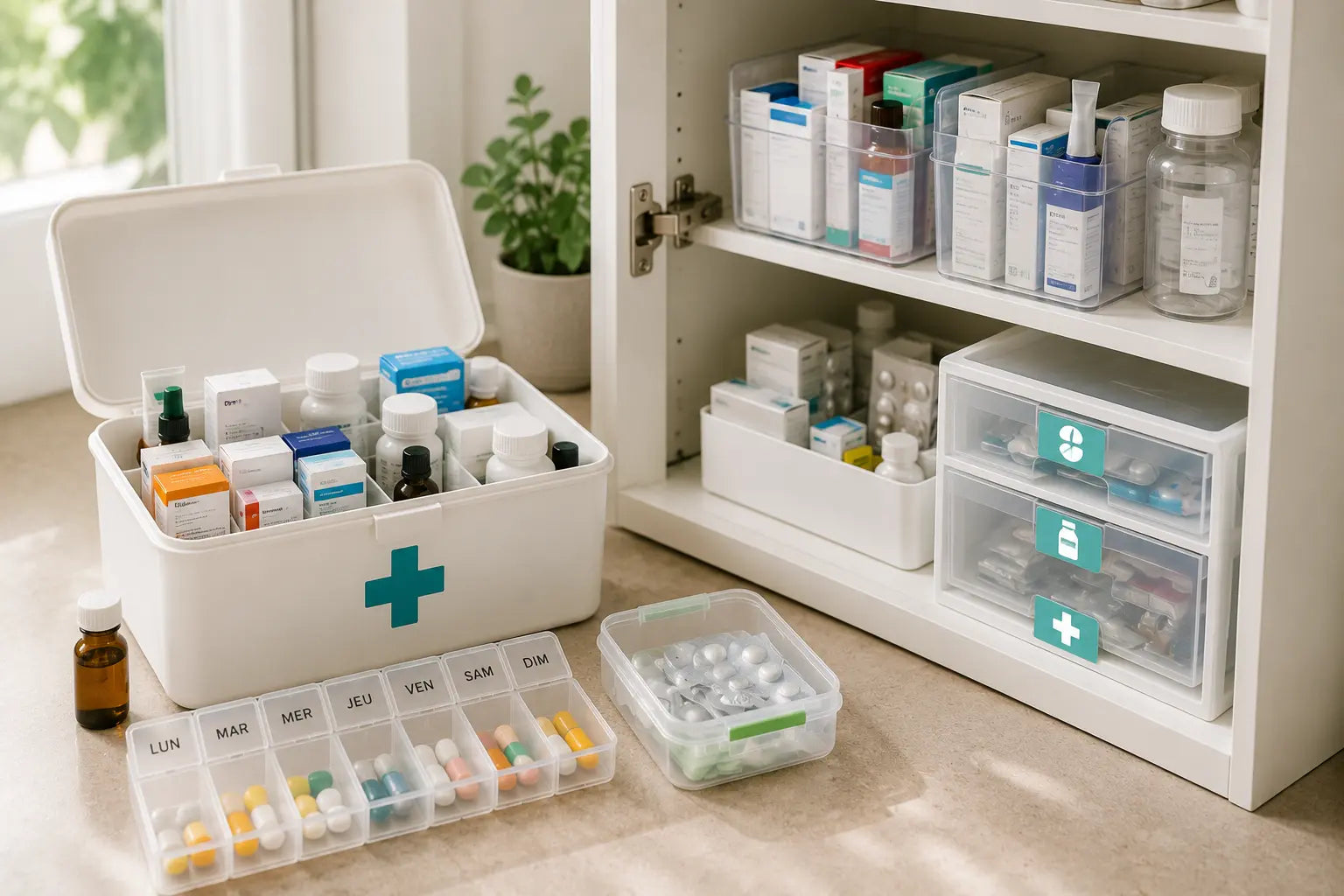 Comment ranger les boîtes à médicaments ?