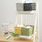 5 petits de panier pour rangement dans une salle de bain