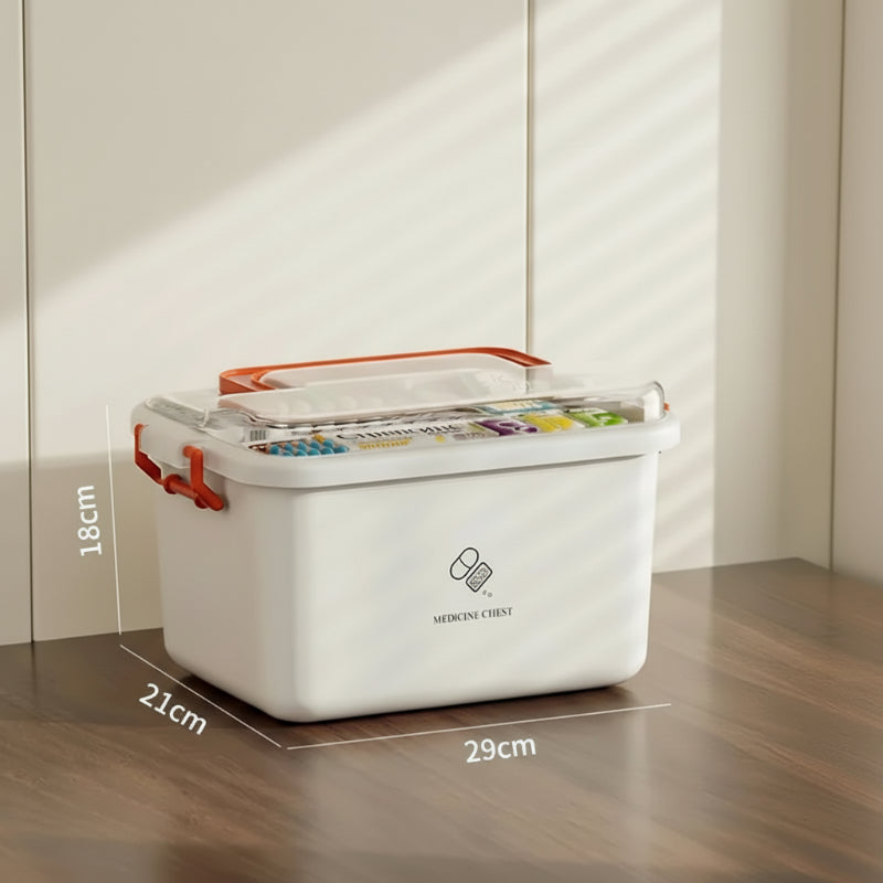 boîte de rangement médicaments de grande capacité de taille L