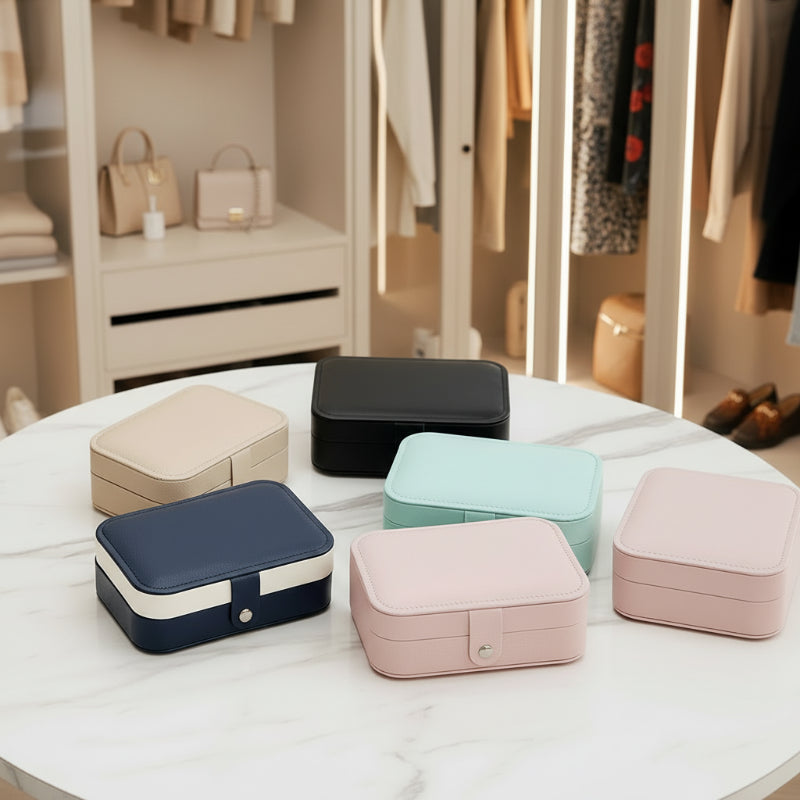 boîte à bijoux portable dans un dressing