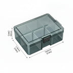 boite de rangement pour visserie avec 6 compartiments