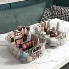 boîte de rangement pour flacons de parfums et maquillage