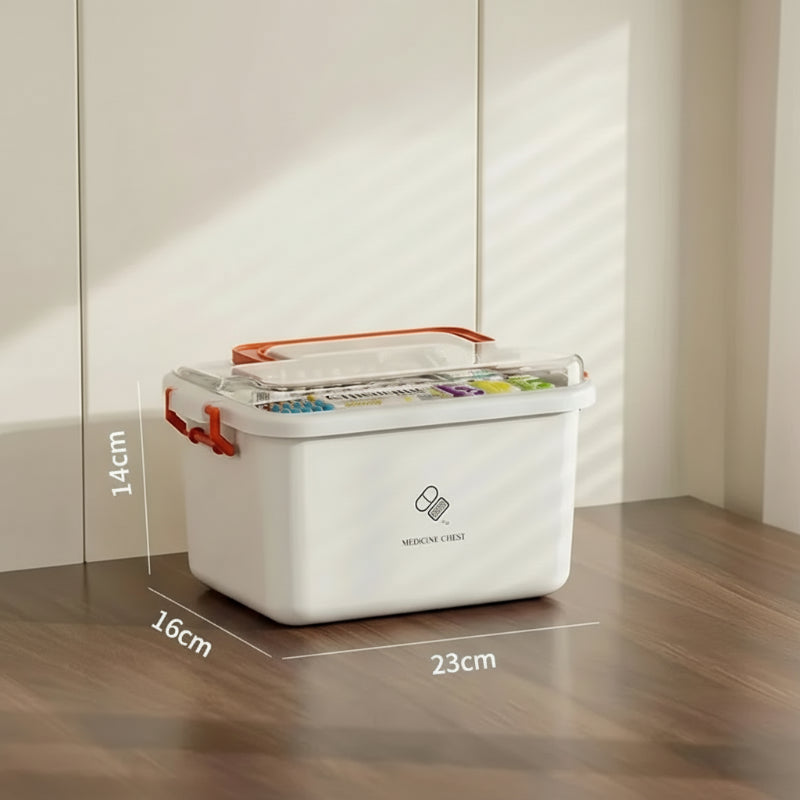 boîte de rangement médicaments de grande capacité de taille S