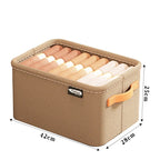 boîte de rangement pour vêtements de taille L de couleur beige x1