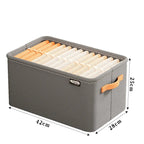 boîte de rangement pour vêtements de taille L de couleur gris x1