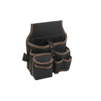 ceinture de rangement pour outils de couleur marron sur fond blanc