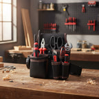 ceinture de rangement pour outils remplit d'outils