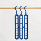 cintre pliable de couleur bleu x3