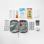 contenant de la trousse de rangement pour médicaments de voyage