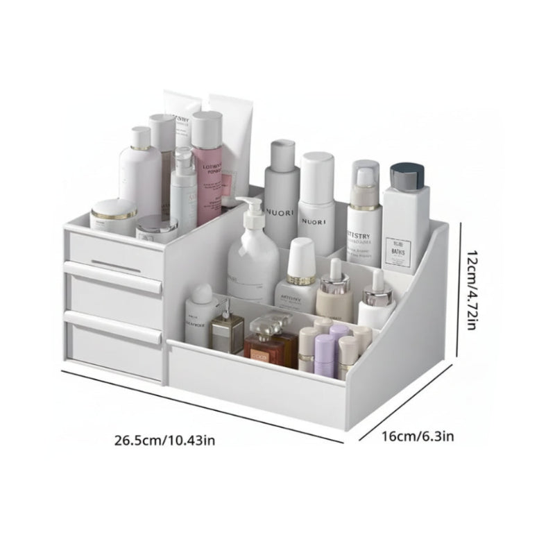 les dimensions de la boîte pour rangement de maquillage