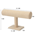 les dimensions du porte bracelet sur fond blanc