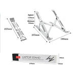 support pliable pc portable avec les dimensions