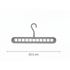 dimensions du ceintre pliable vide sur fond blanc