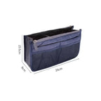 dimensions de l'organisateur multi compartiments pour sac