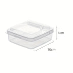 dimensions de la petite boîte organisateur pour bijoux vide sur fond blanc