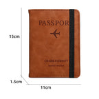 dimensions du porte-passeport et organisateur de cartes RFID
