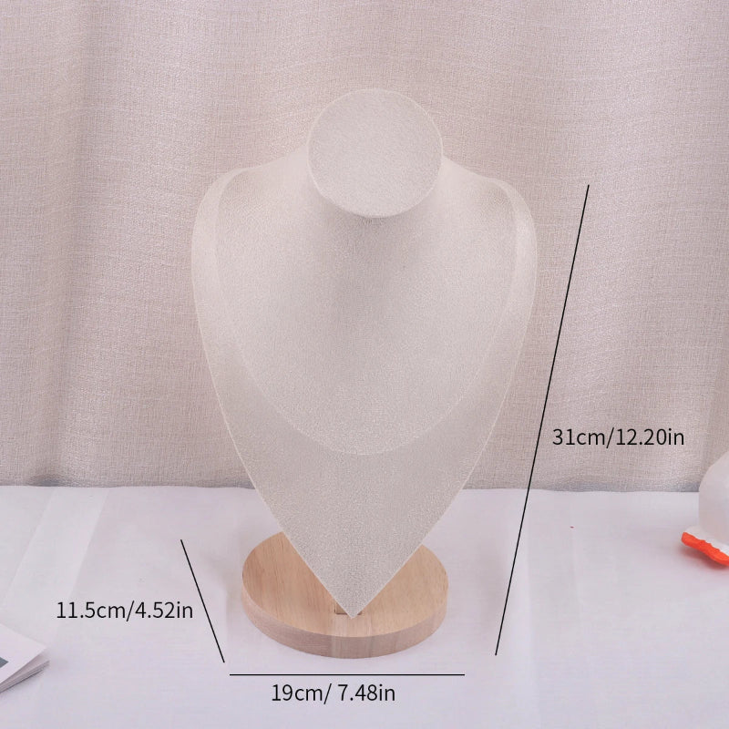 dimensions du présentoir organisateur de colliers de taille L
