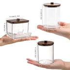 dimensions des différents rangement coton