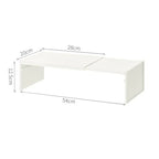étagère rétractable pour cuisine de couleur blanc x1