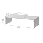 étagère rétractable pour cuisine de couleur gris x1
