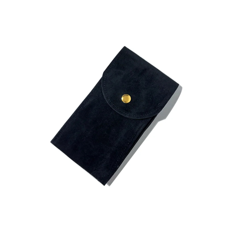 étui organisateur de montres en flanelle de couleur noir x1