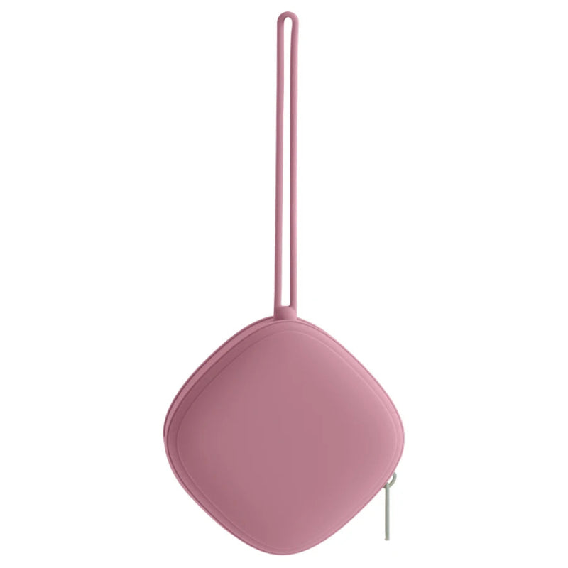 étui  de rangement pour tétine bébé de couleur rose