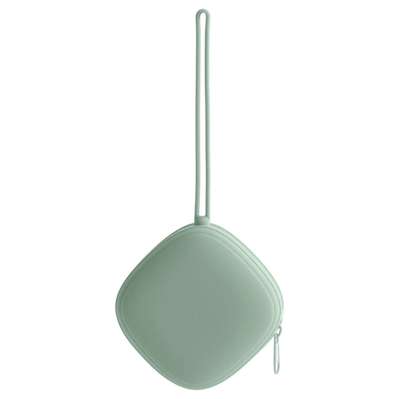 étui  de rangement pour tétine bébé de couleur vert