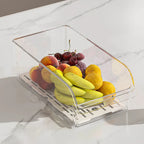 fruits rangés dans le bac organisateur avec drainage