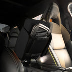 installation de l'organisateur de voiture en coussin accoudoir