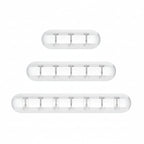 lot attache câble adhésif blanc