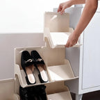 l'organisateur de chaussures s'empilable 