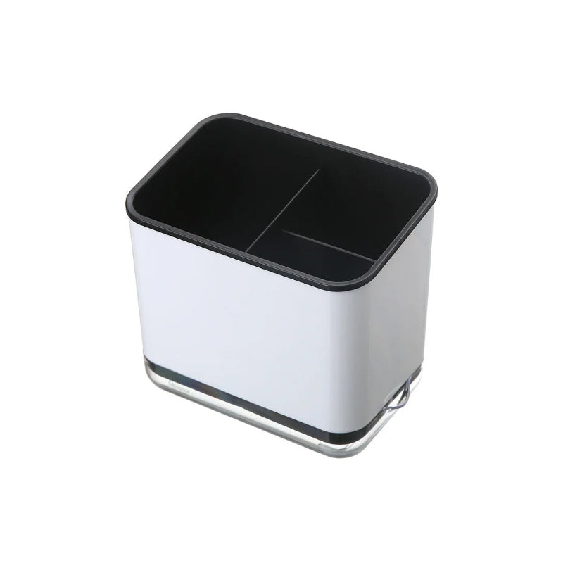 organisateur égouttoir à couverts de couleur noir sur fond blanc