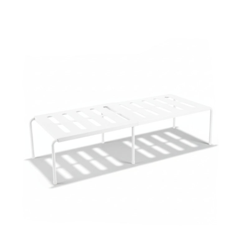 l'organisateur extensible pour chaussures de couleur blanc