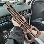 organisateur de fente de siège pour voiture de couleur marron
