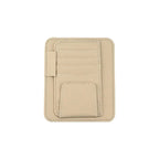 organisateur pare-soleil pour voiture de couleur beige sur fond blanc