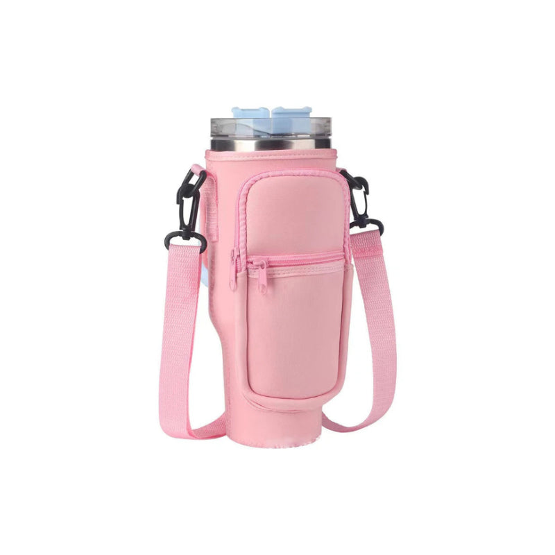 organisateur de transport pour gourde de couleur rose