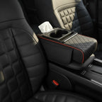 organisateur de voiture en coussin accoudoir de couleur rouge
