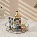 plateau tournant pour cuisine de couleur transparent