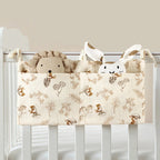 pochette de rangement bébé pour lit avec motif écureuils