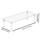 présentoir parfums de taille 30x8 cm avec 1 étage