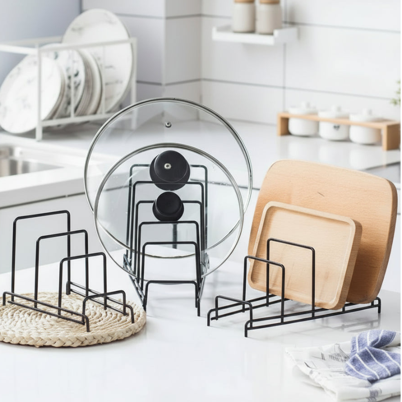 3 ranges couvercles utilisés pour les couvercles et planches à découper