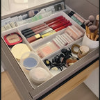 range pour couvert modulable utilisé pour ranger le maquillage