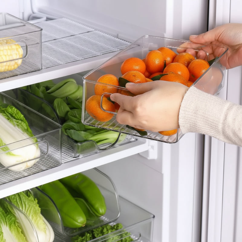 rangement pour organiser le frigo pour les fruits et légumes