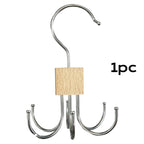 rangement pour ceintures en bois x1