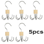 rangement pour ceintures en bois x5