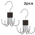 rangement pour ceintures noir x2