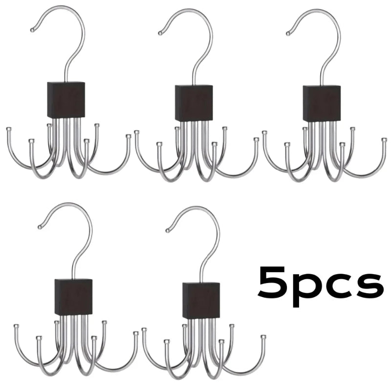 rangement pour ceintures noir x5