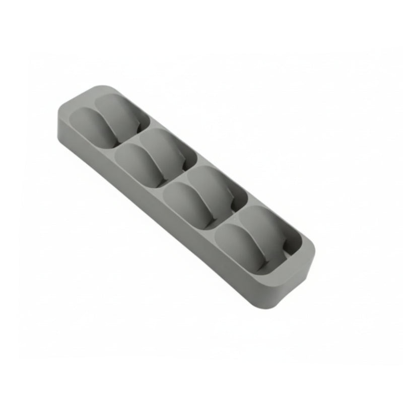 rangement pour épices du tiroir sur fond blanc