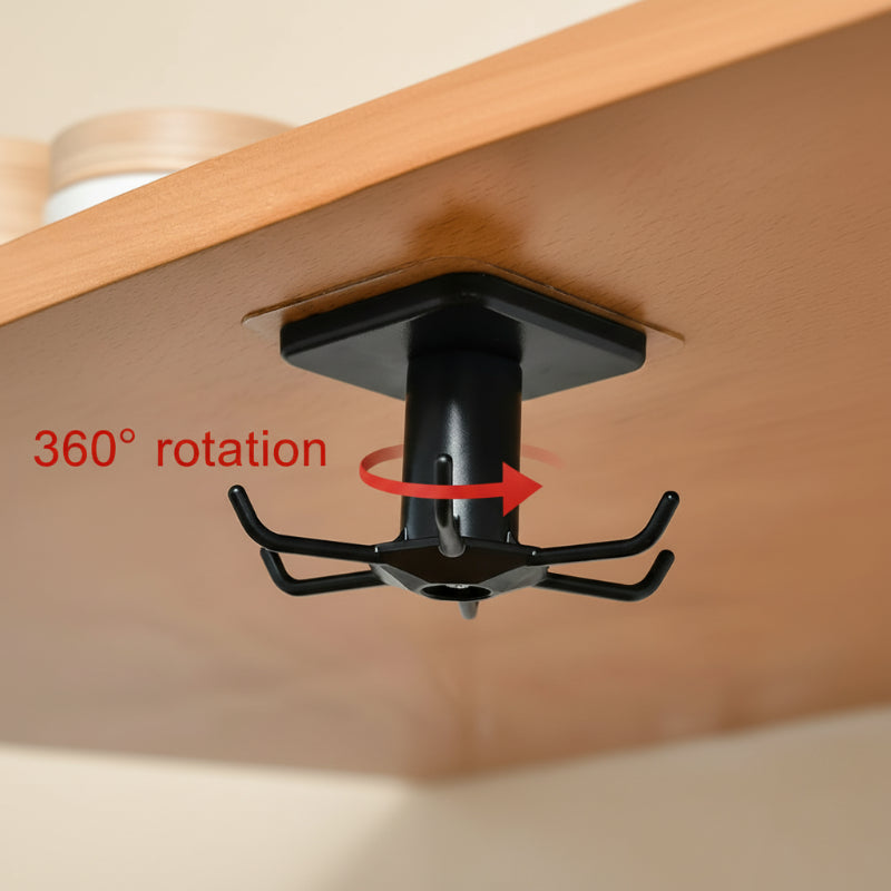 rangement rotatif pour cuisine fixé au mur peut de tourner à 360 degré