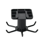 rangement rotatif pour cuisine vide de couleur noir sur fond blanc